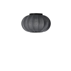 Made By Hand - Loftlampe/Væglampe - Knit-Wit 45 Oval Ceiling/Wall - Black